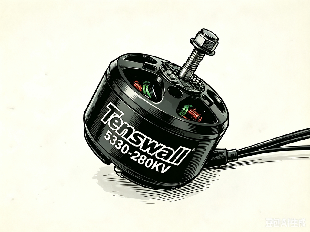 Tenswall 5330 280KV Brushless Motor for Long Range FPV Drone Quadcopter