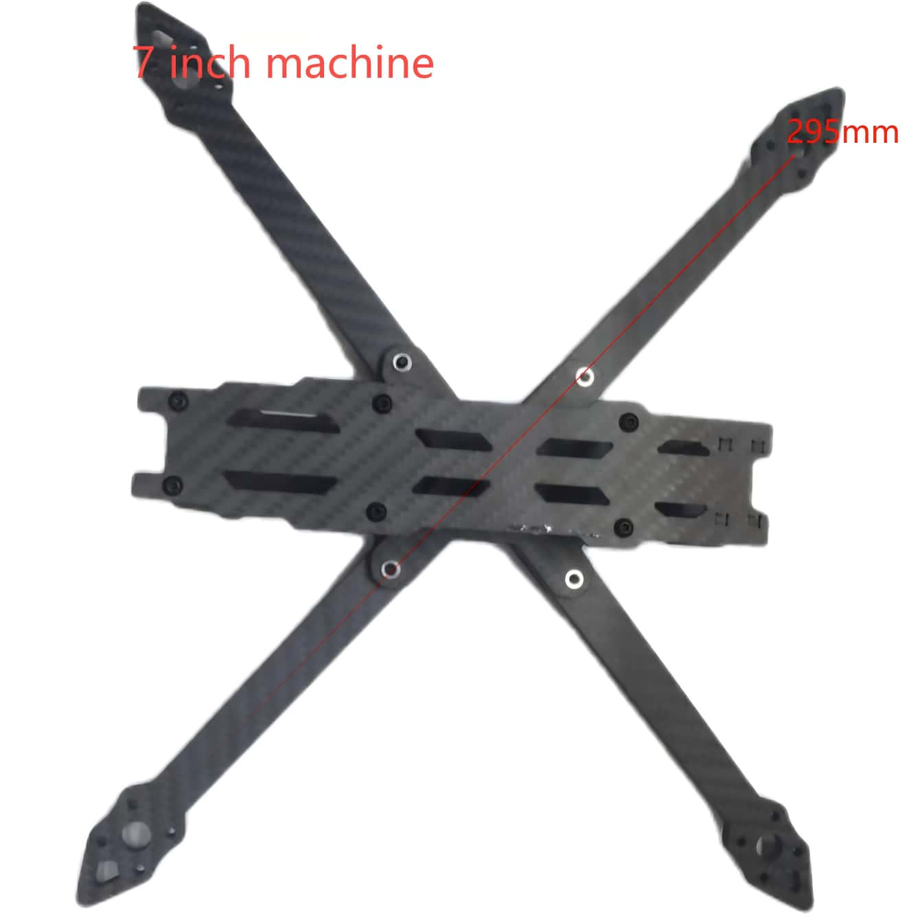 Tenswall 7 Inch Carbon Fiber FPV Drone Frame Kit for Long Range Racing Quadcopter