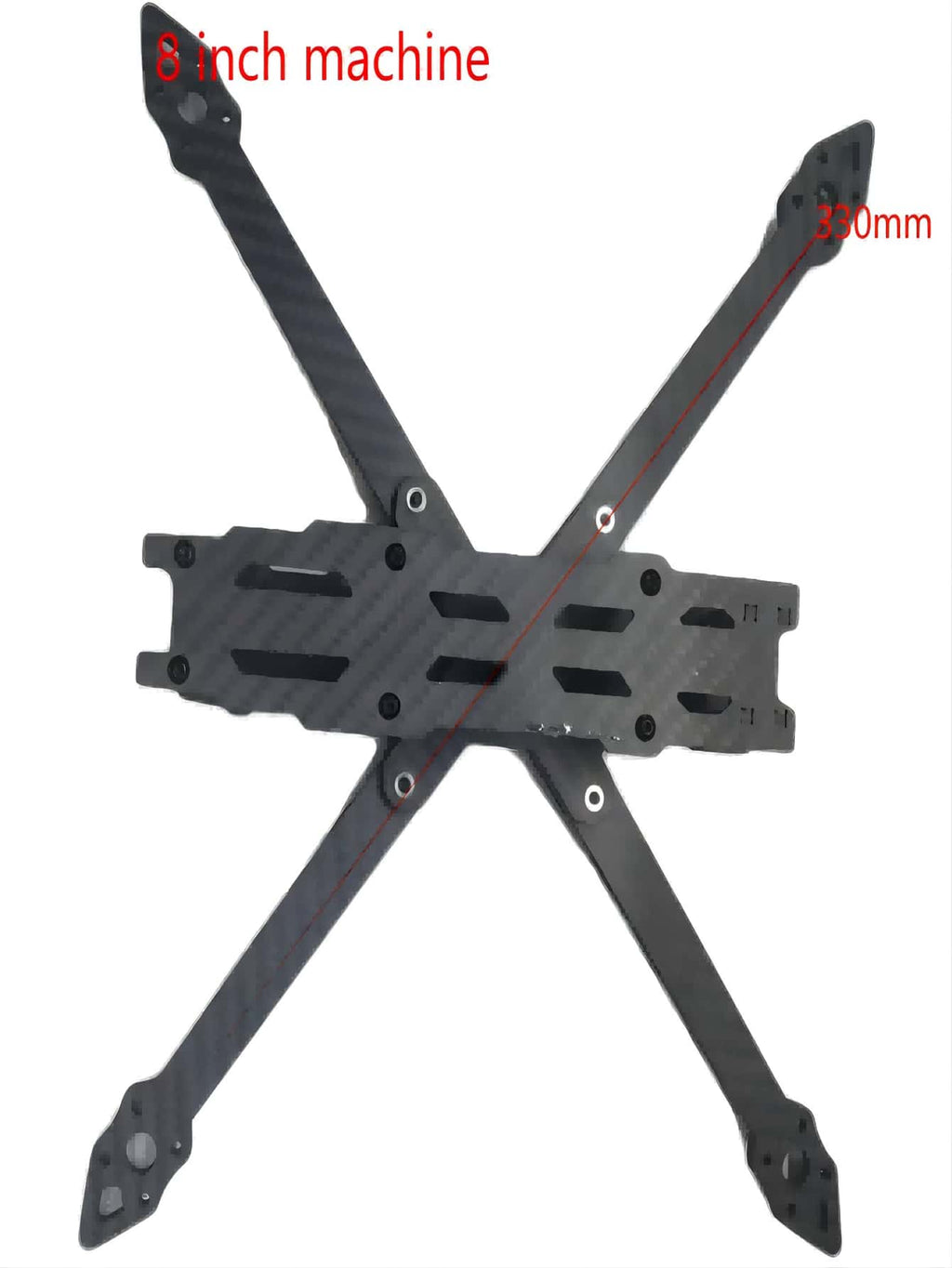 Tenswall 8 Inch Carbon Fiber FPV Drone Frame Long Range Quadcopter Kit